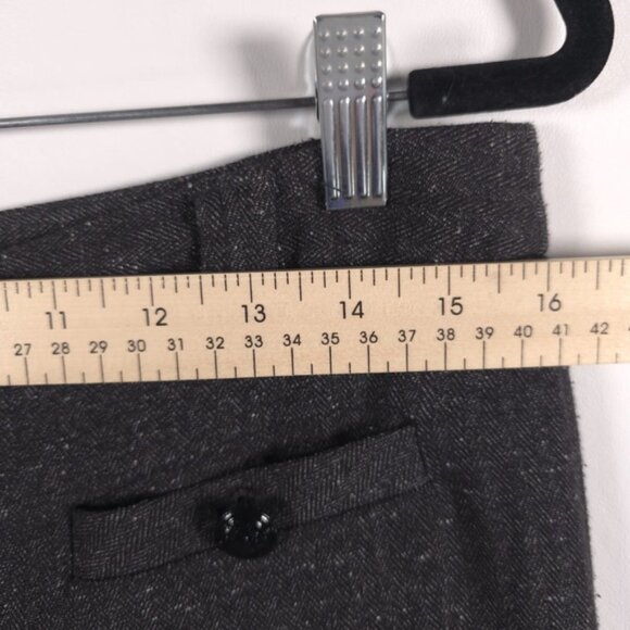 SANDRO Sportswear Rayon Blend Straight Wide Suit Trousers Pants Slacks Size 10 - Picture 4 of 11